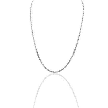 Collana Oro Bianco Oro 18 carati America 030 Solo Oro