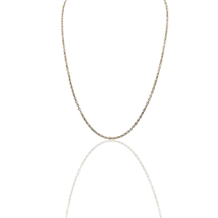 Collana Oro Giallo Oro Bianco Oro 18 carati Iride 030 Solo Oro