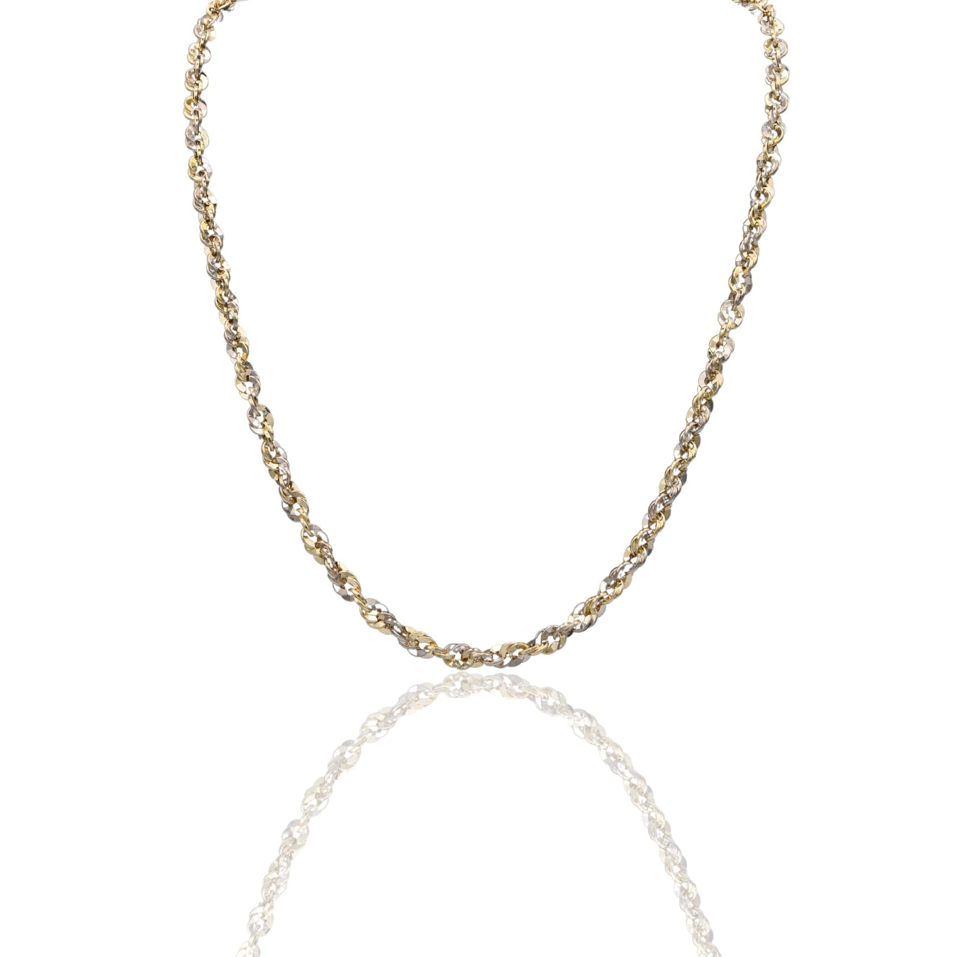 Collana Oro Giallo Oro 18 carati Iride 100 Solo Oro