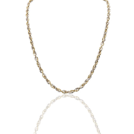 Collana Oro Giallo Oro 18 carati Iride 100 Solo Oro