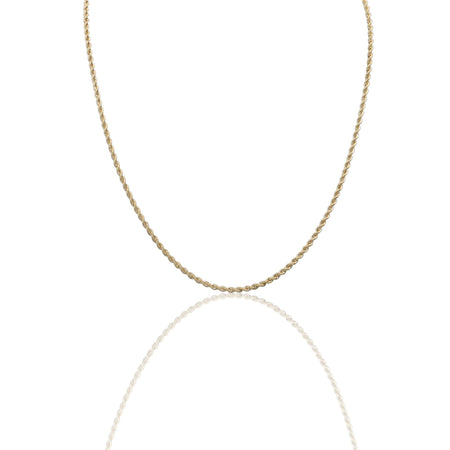 Collana Oro Giallo Oro 18 carati Laser 040 Solo Oro