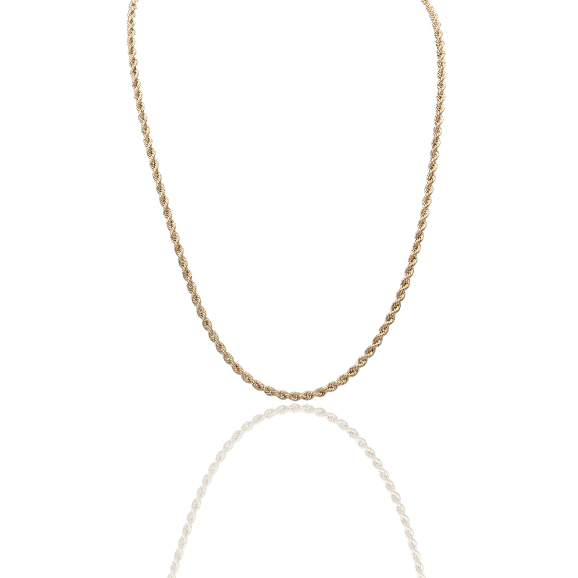 Collana Oro Giallo Oro 18 carati Laser 060 Solo Oro