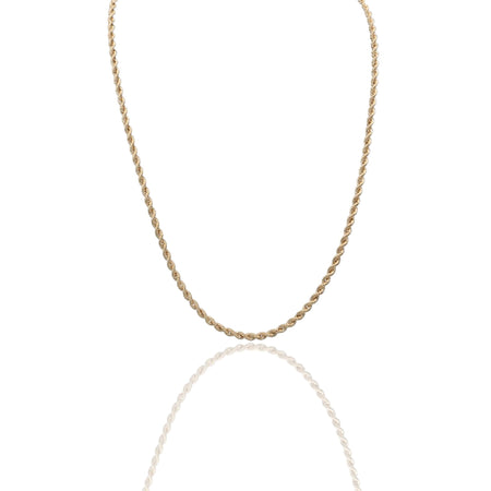 Collana Oro Giallo Oro 18 carati Laser 060 Solo Oro