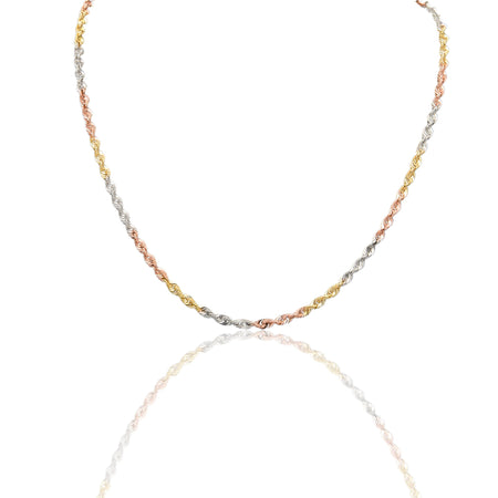 Collana Oro Bianco, Oro Giallo, Oro Rosa Oro 18 carati America 060 Solo Oro CM.60