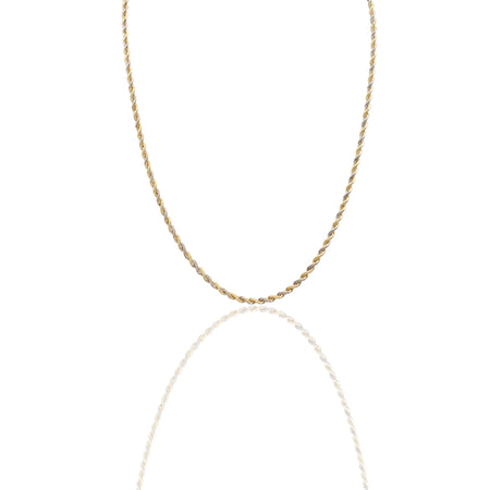 Collana Oro Giallo, Oro Bianco Oro 18 carati Laser 050 Solo Oro 