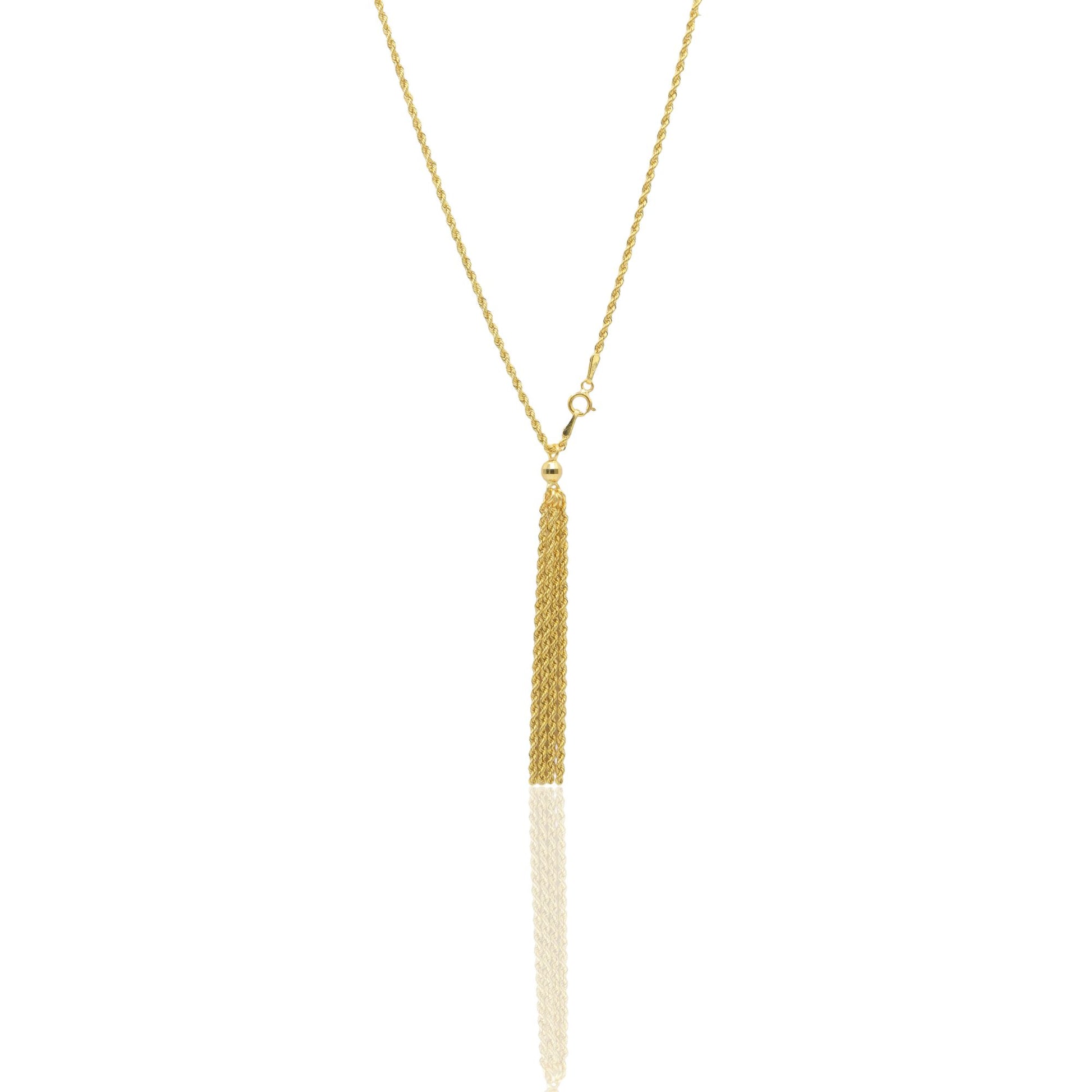 Collana Oro Giallo Oro 18 carati Laser 030 Solo Oro cm.45