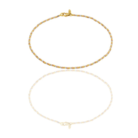 Bracciale Oro Giallo Oro Bianco, Oro Rosa Oro 18 carati Microsfera Slash Solo Oro Lunchezza cm.19,5 sfera mm. 1,5