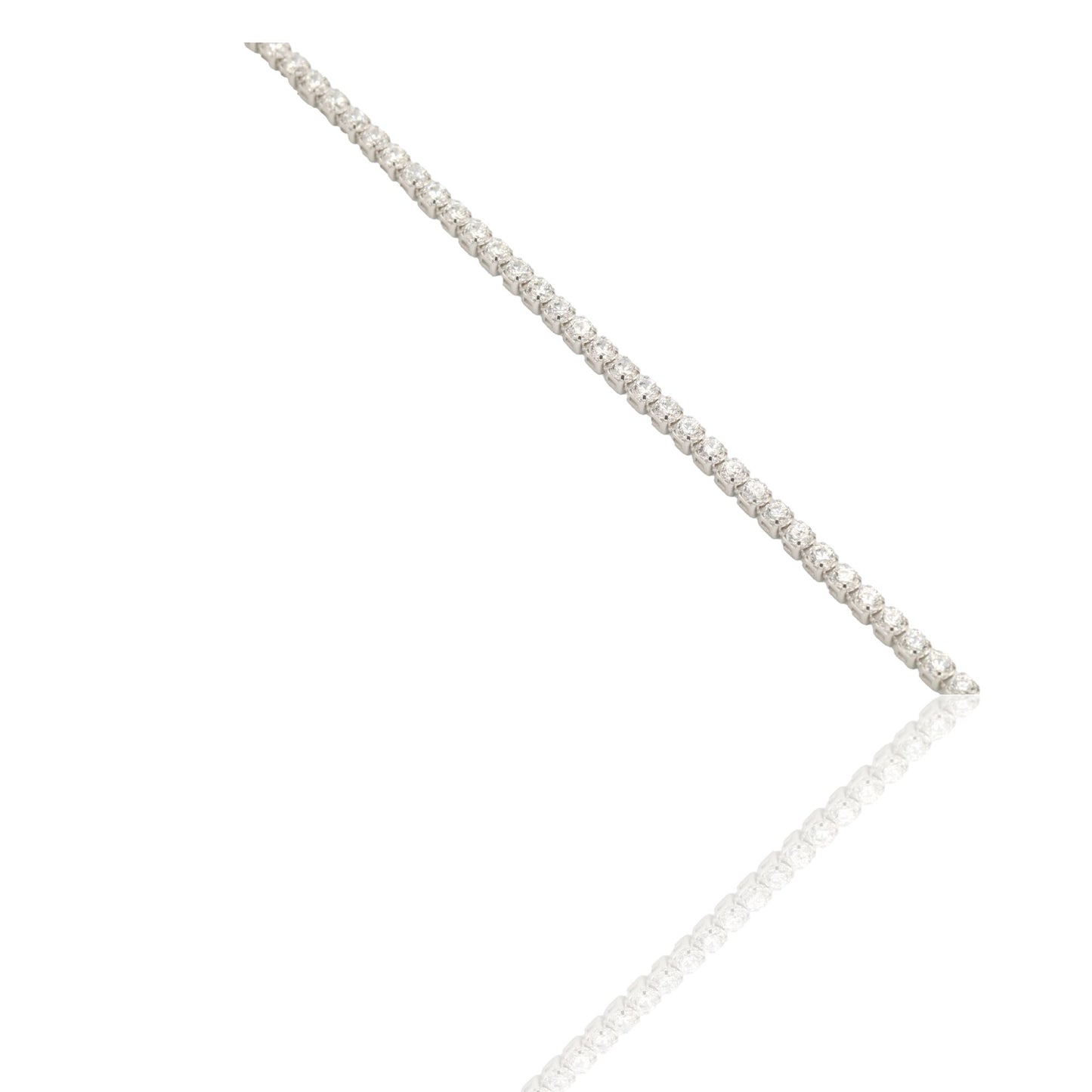 BRACCIALE TENNIS BIANCO MORBIDO