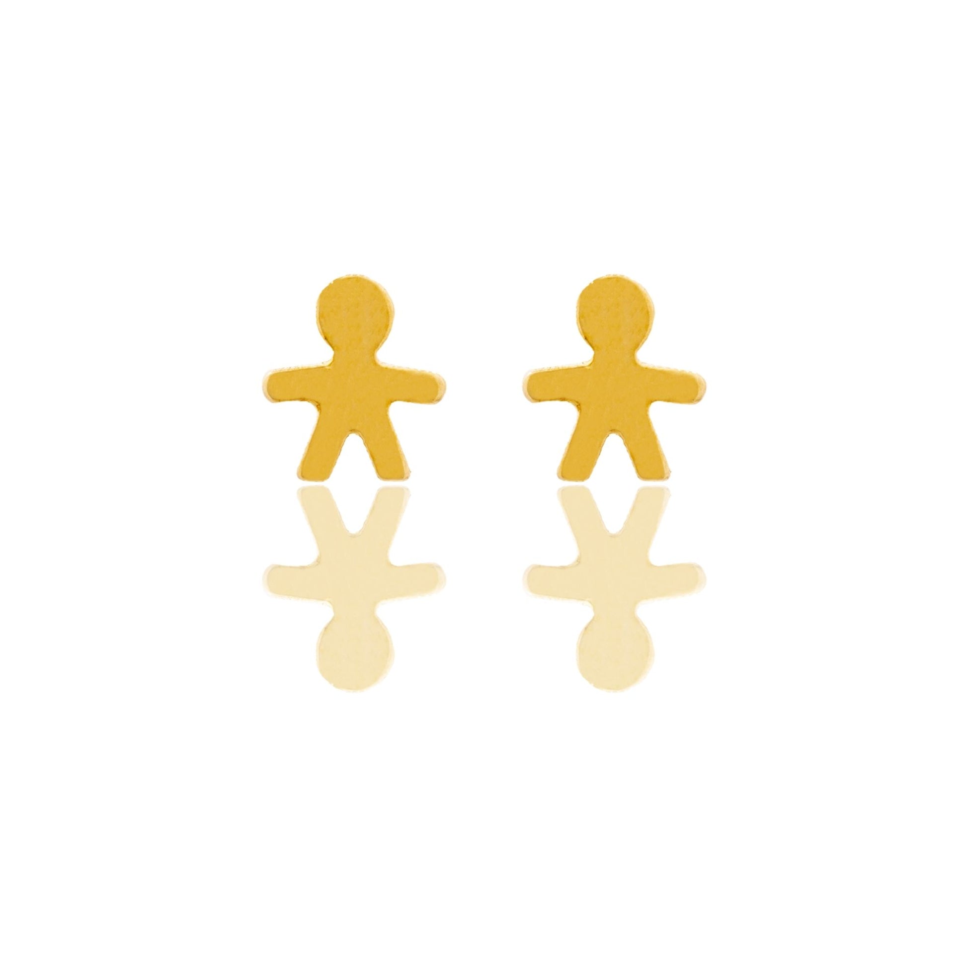 Orecchini Oro Giallo Oro 18 carati Bimbo Solo Oro