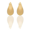 Orecchini Oro Giallo Oro 18 carati Goccia Aqua Solo Oro