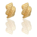 Orecchini Oro Giallo Oro 18 carati Conchiglia Aqua Solo Oro