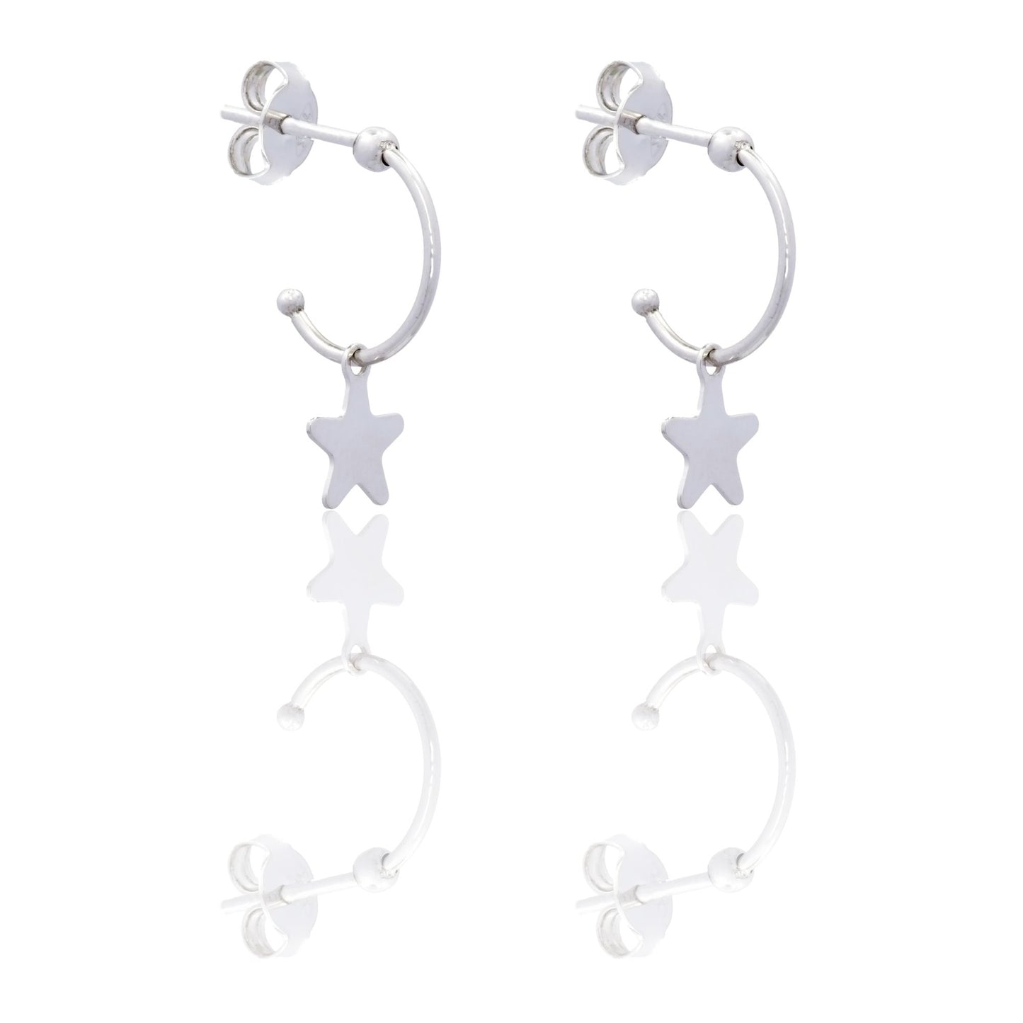 ORECCHINI DONNA  CERCHIETTO STELLA