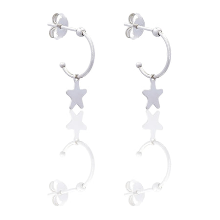 ORECCHINI DONNA  CERCHIETTO STELLA