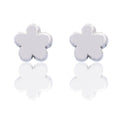 Orecchini Oro Bianco Oro 18 carati Fiore   Solo Oro