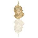 Ciondolo Oro Giallo Oro 18 carati Padre Pio   Solo Oro cm.3,5
