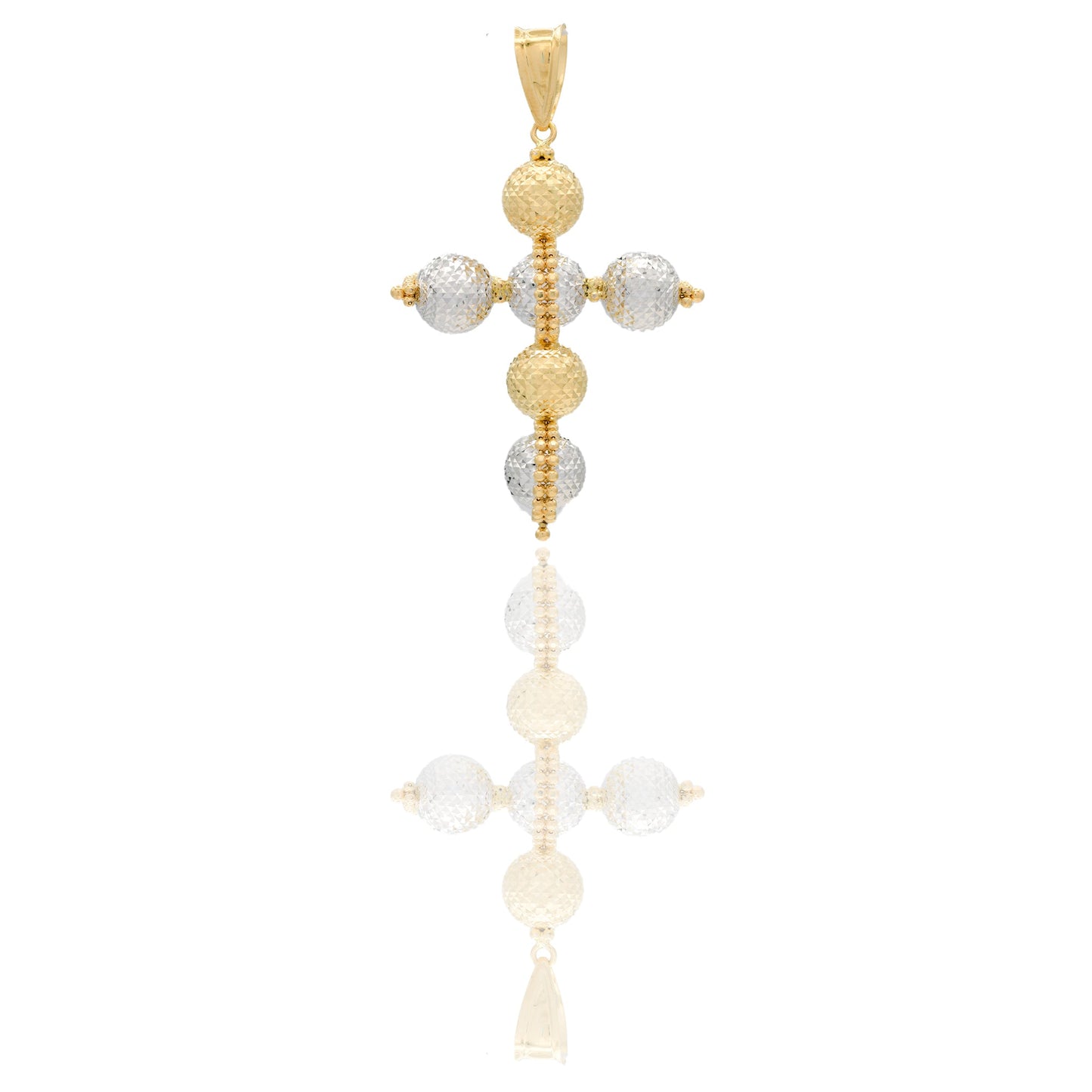 CIONDOLO CROCE MILLELUCI  SFERA  MM. 9,7