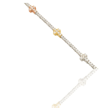 BRACCIALE TENNIS CROCI PAVE