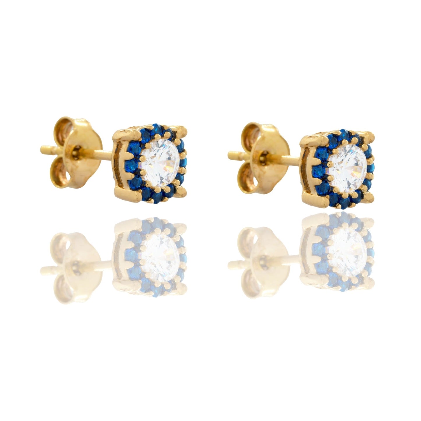 ORECCHINI DONNA TONDI CENTRO E CONTORNO TONDI CENTRO E CONTORNO