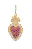 CUORE SACRO ZIRCONI FUCSIA