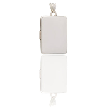 Ciondoli Oro Bianco Microfusione  Solo Oro lunghezza 3,4 cm larghezza 1,9 cm 