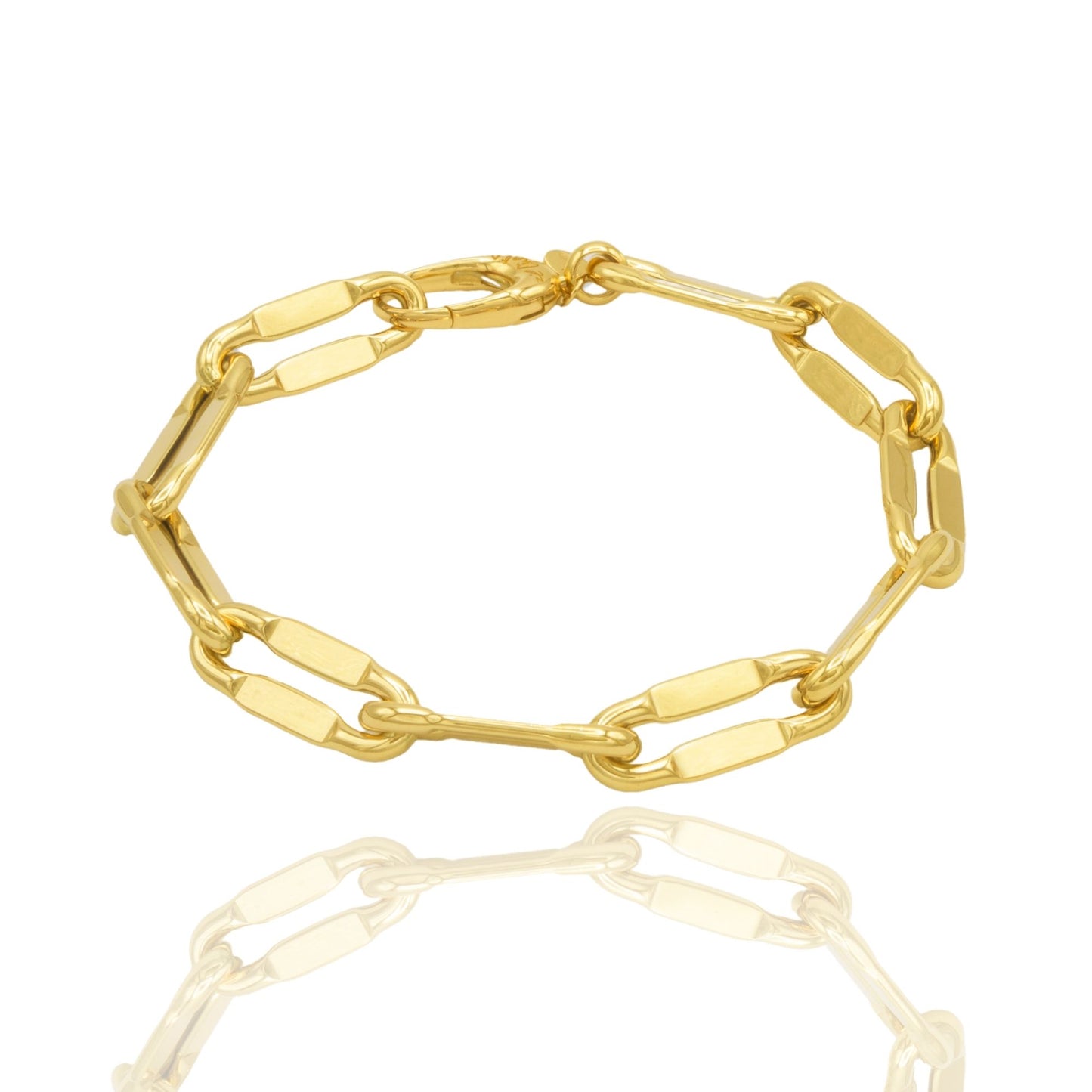 Bracciale Oro Giallo Oro 18 carati Catena  Solo Oro