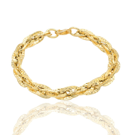 Bracciale Oro Giallo Oro 18 carati Catena  Solo Oro