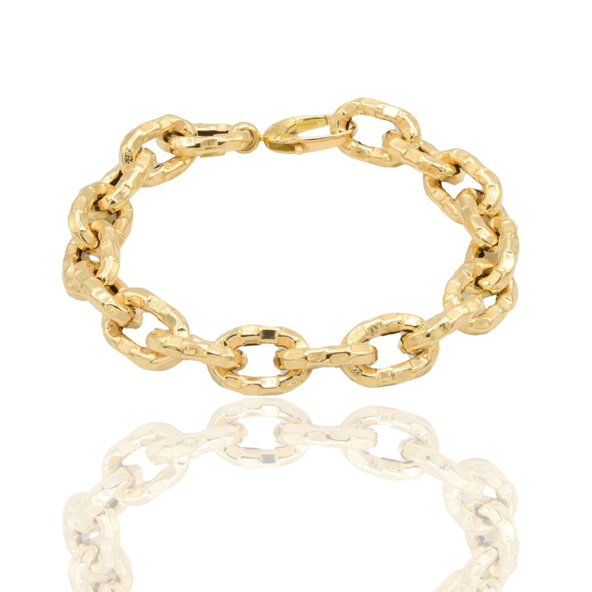 Bracciale Oro Giallo Oro 18 carati Catena  Solo Oro