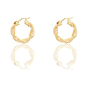 Orecchini Oro Giallo Oro 18 carati Cerchi Torchon   Solo Oro Spessore mm.6 diametro interno  cm.3