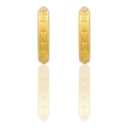 Orecchini Oro Giallo Oro 18 carati  Cerchi Bombati  Solo Oro Spessore mm. 6 diametro interno  cm.2,5  