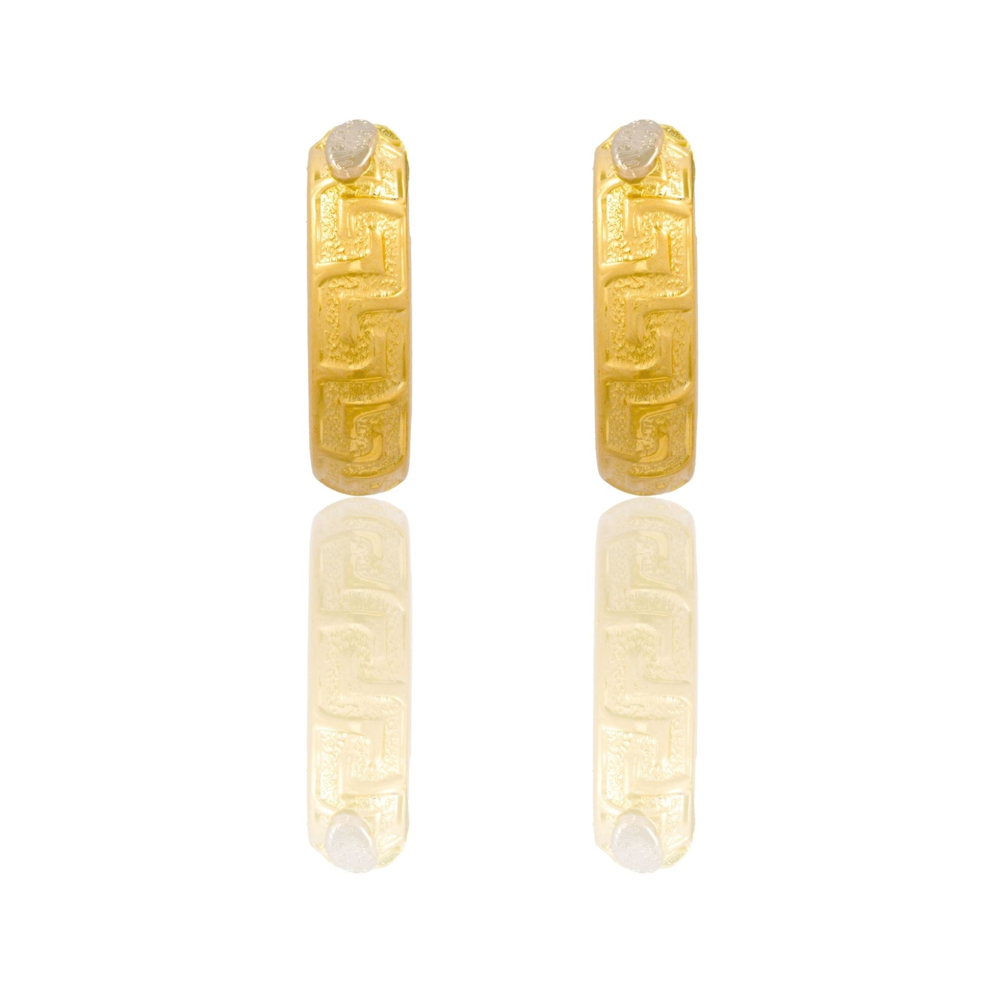 Orecchini Oro Giallo Oro 18 carati  Cerchi Bombati  Solo Oro Spessore mm. 6 diametro interno  cm.1,5 