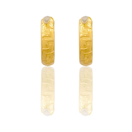 Orecchini Oro Giallo Oro 18 carati  Cerchi Bombati  Solo Oro Spessore mm. 6 diametro interno  cm.1,5 