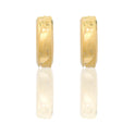 Orecchini Oro Giallo Oro 18 carati  Cerchi Con Onde  Solo Oro Spessore mm.10 diametro interno  cm.2,5  