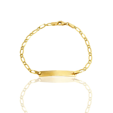Bracciale Oro Giallo Oro 18 carati Catena Maglie Alternate Tonde E Ovali  Solo Oro