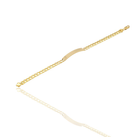 Bracciale Oro Giallo Oro 18 carati  Catena Maglia Groumette Solo Oro