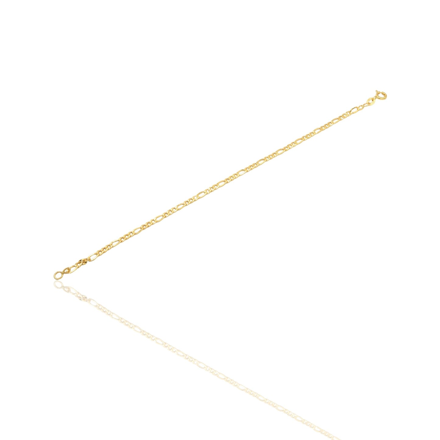 Bracciale Oro Giallo Oro 18 carati Catena Maglia 3+1  Solo Oro cm 19