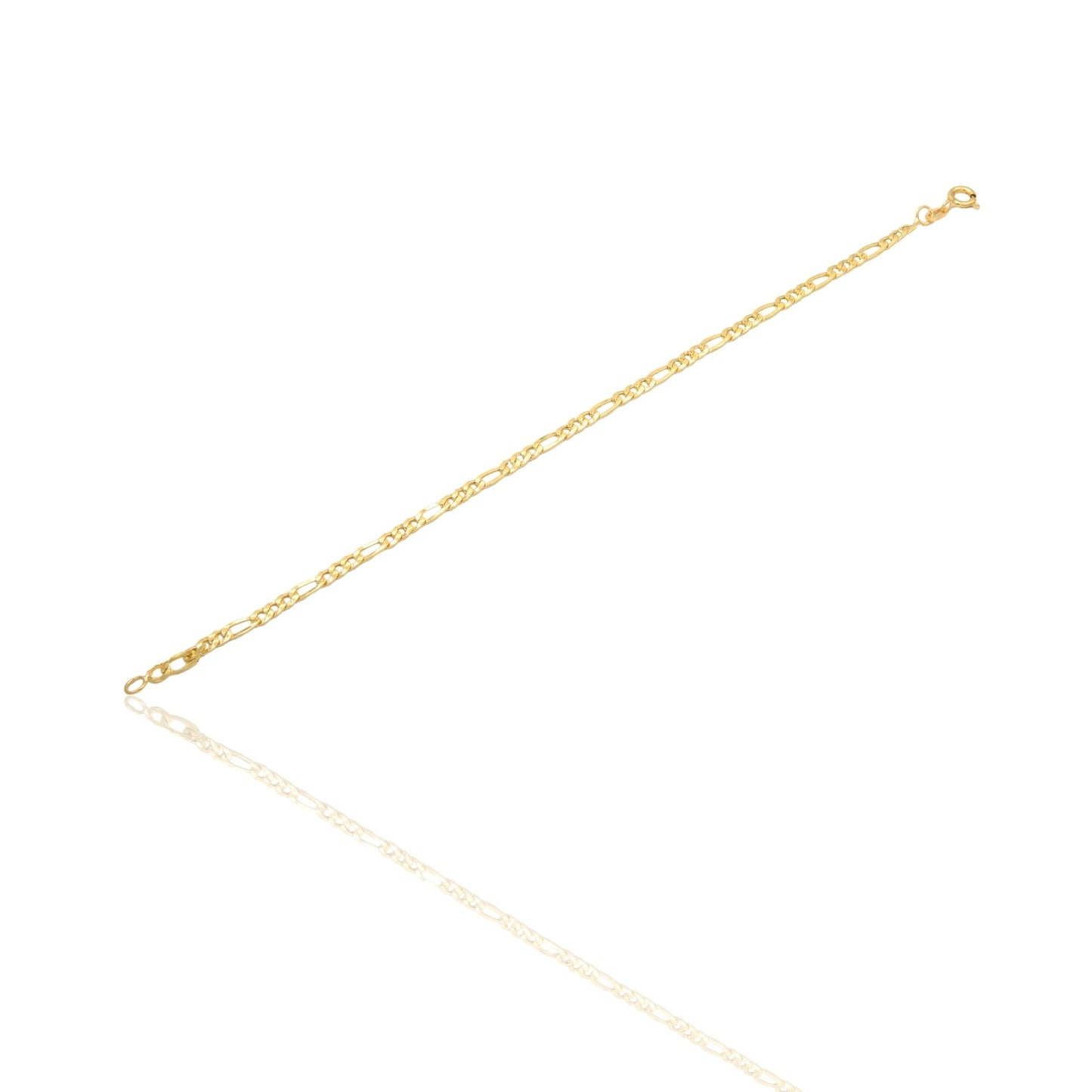 Bracciale Oro Giallo Oro 18 carati Catena Maglia 3+1  Solo Oro