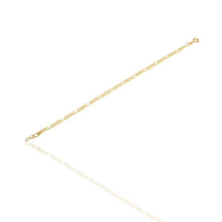 Bracciale Oro Giallo Oro 18 carati Catena Maglia 3+1  Solo Oro