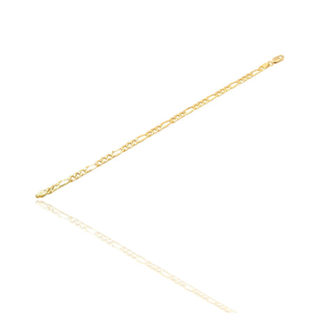 Bracciale Oro Giallo Oro 18 carati Catena Maglia 3+1  Solo Oro