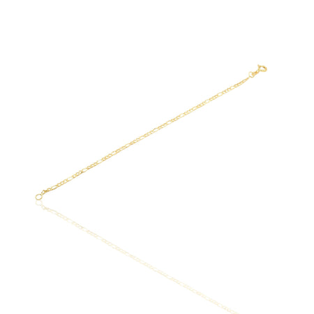 Bracciale Oro Giallo Oro 18 carati Catena Maglia 3+1  Solo Oro cm 18