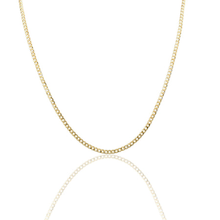 Collana Oro Giallo Oro 18 carati Catena Groumette Solo Oro cm.50