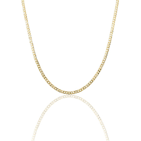 Collana Oro Giallo Oro 18 carati Catena Groumette Solo Oro cm.50