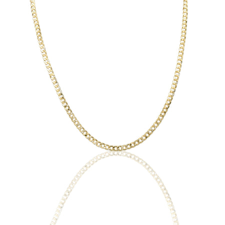 Collana Oro Giallo Oro 18 carati Catena Groumette Solo Oro cm.50