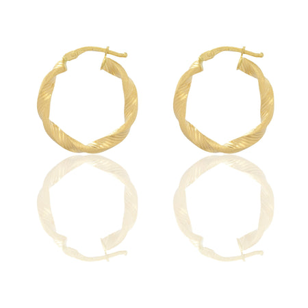 Orecchini Oro Giallo Oro 18 carati Cerchio  Solo Oro Spessore mm. 3 diametro interno cm.1,5