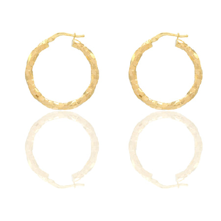 Orecchini Oro Giallo Oro 18 carati Cerchio  Solo Oro Spessore mm. 2 diametro interno cm.3