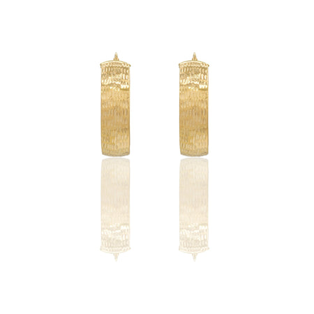 Orecchini Oro Giallo Oro 18 carati Cerchio  Solo Oro Spessore mm. 7 diametro interno cm.2