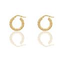 Orecchini Oro Giallo Oro 18 carati Cerchio  Solo Oro Spessore mm. 3 diametro interno cm.1