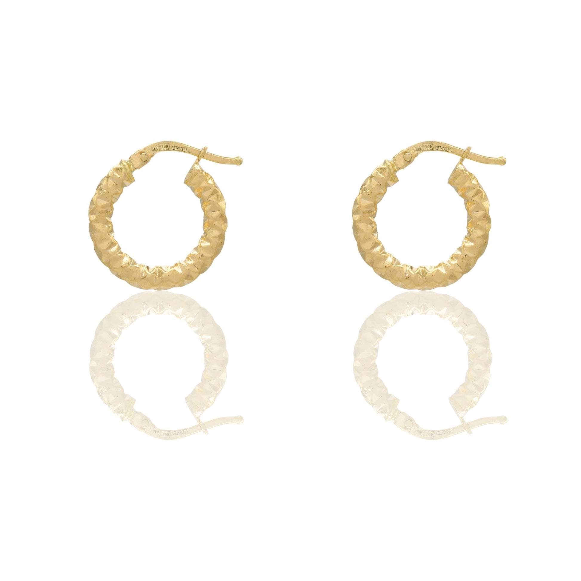 Orecchini Oro Giallo Oro 18 carati Cerchio  Solo Oro Spessore mm. 3 diametro interno cm.1