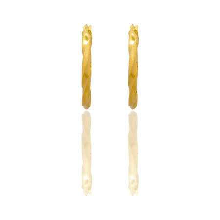 Orecchini Oro Giallo Oro 18 carati Cerchio  Solo Oro Spessore mm. 2 diametro interno cm.2