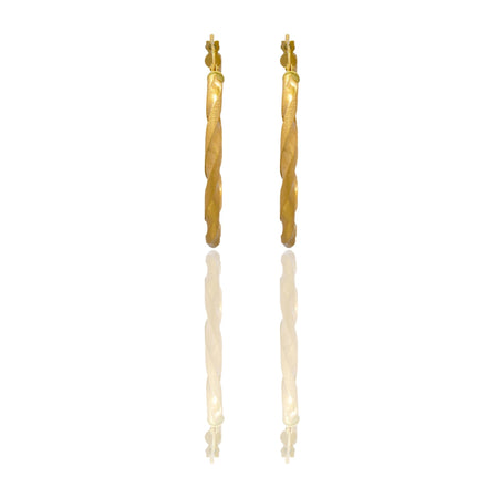 Orecchini Oro Giallo Oro 18 carati Cerchio  Solo Oro Spessore mm. 2,5 diametro interno cm.3,5