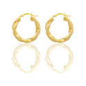 Orecchini Oro Giallo Oro 18 carati Cerchio  Solo Oro Spessore mm. 4 diametro interno cm.2